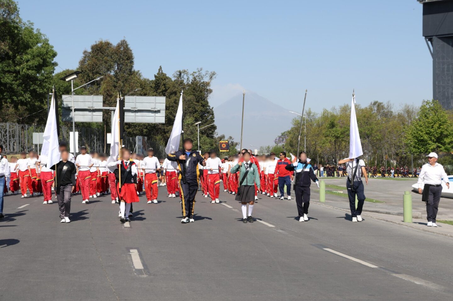 Puebla implementa operativo vial y ensayo previo al desfile del 5 de Mayo