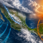 Monzón y Onda Tropical 20 provocan lluvias y calor extremo en México