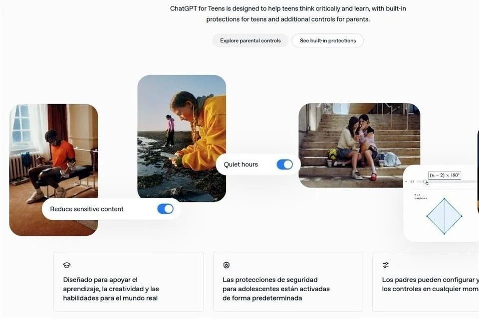 OpenAI lanza ChatGPT seguro y adaptado para adolescentes