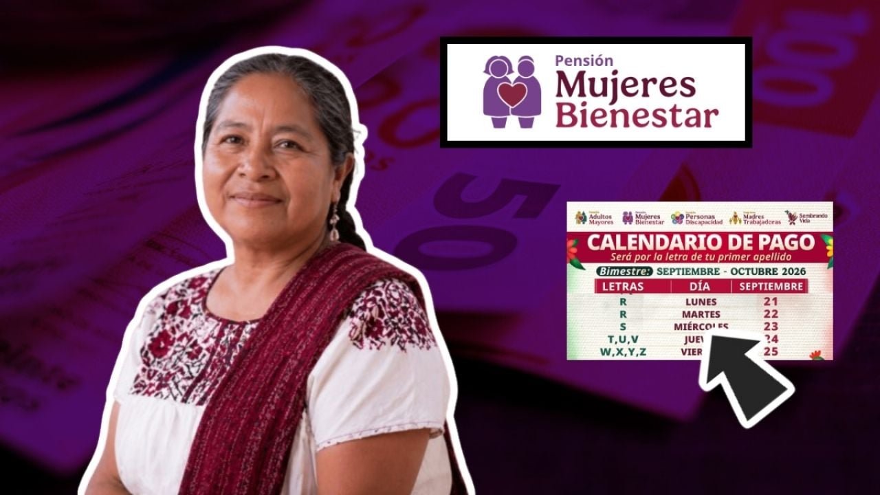 Pensión Mujeres Bienestar: pago de 3,100 pesos del 21 al 25 de septiembre