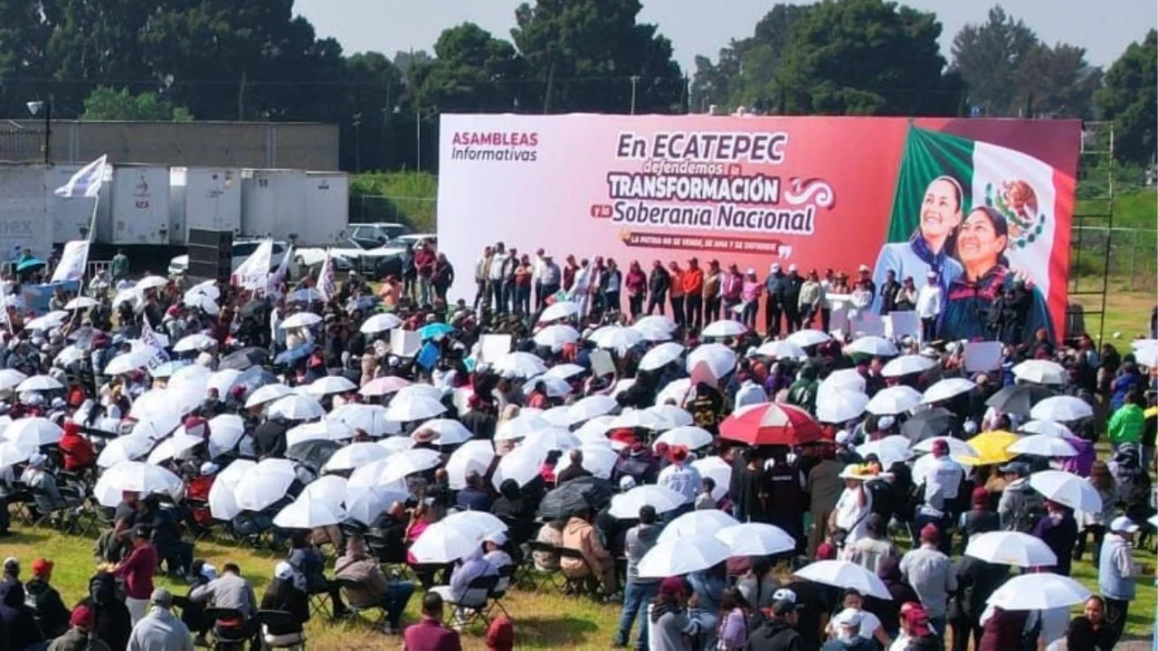 Más de 10 mil respaldan la soberanía en asamblea de Ecatepec